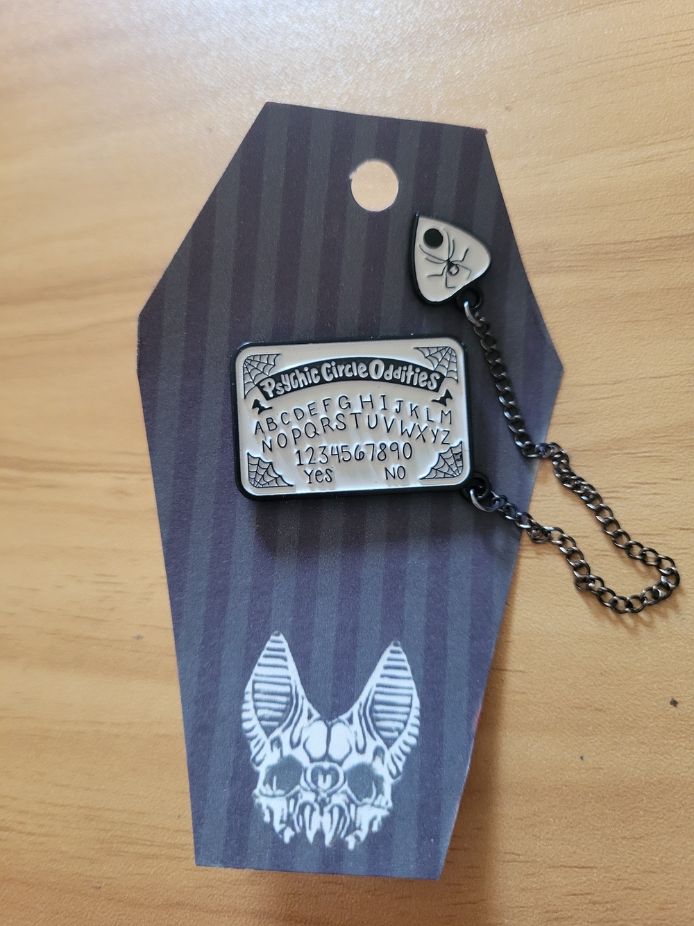 💐NEW💐 Ouija Planchette Enamel Pin -